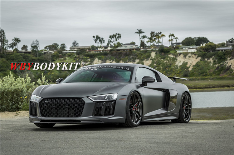 新款奥迪r8改装碳纤包围,vorsteiner前后唇包围_腾讯新闻