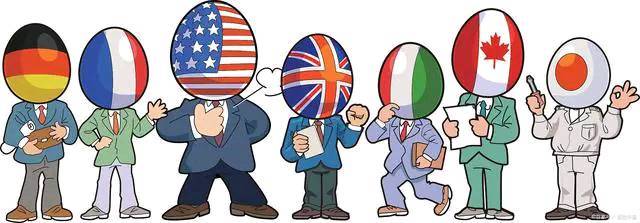 全球最发达的g7集团中各国经济总量和人均gdp情况