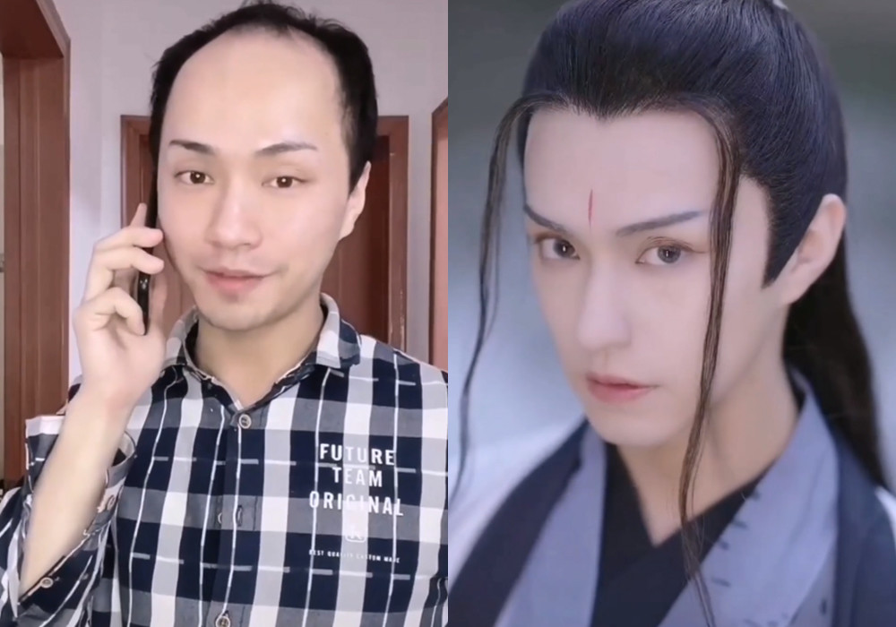 天官赐福楚淇的花怜仿妆谢怜的气质太好了假发半永久别摘