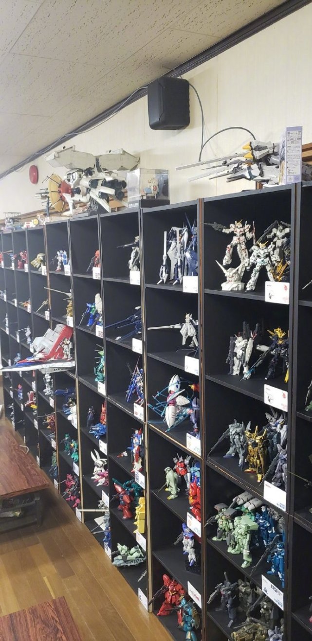 高达爱好者分享收藏花20年做了1600个模型密集恐惧慎点