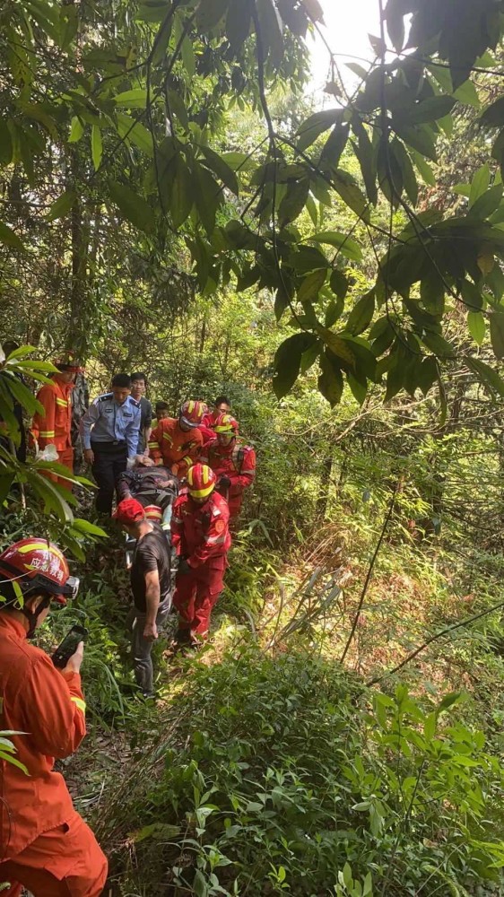 八旬老妪挖笋被困山中警民深山搜寻17个小时救援 腾讯新闻