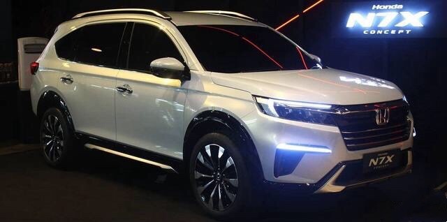 全新本田n7x实车来了灯光组很炫酷内配7座布局太帅了