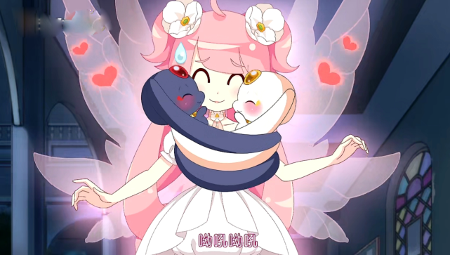 小爱激发圣洁之光升级新模型,告别了泡面卷发,新的小揪揪很可爱