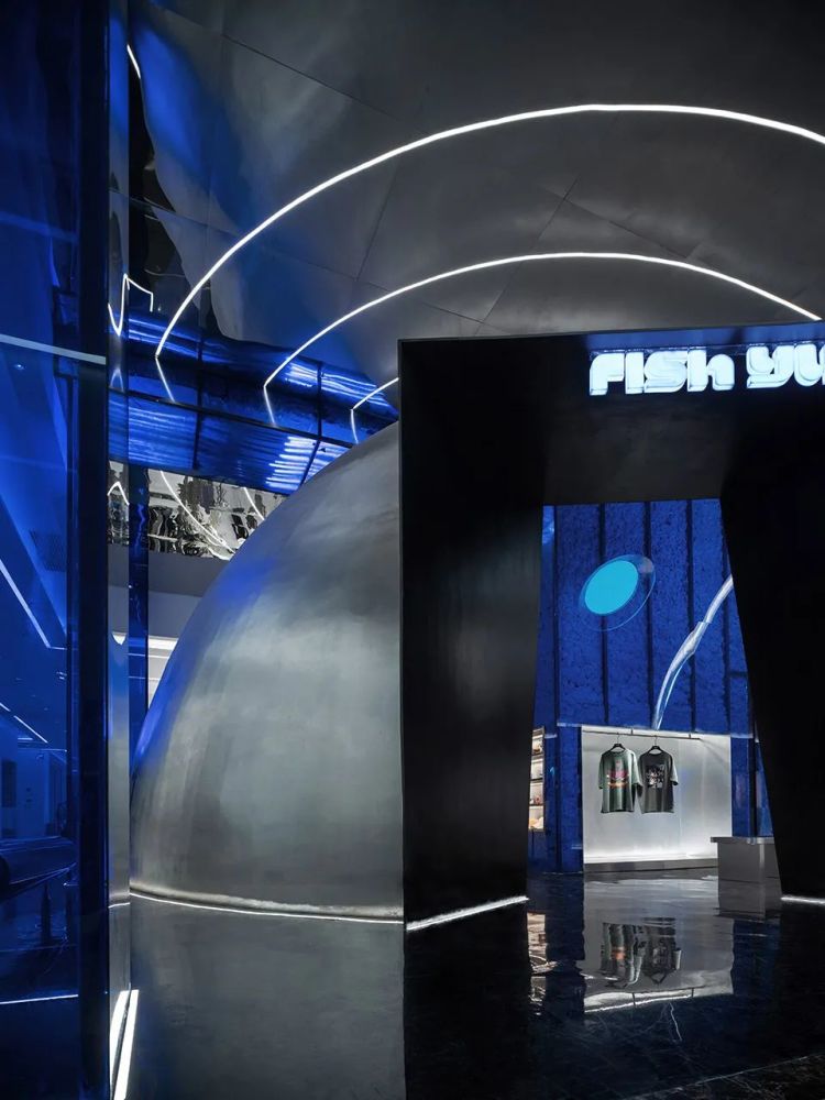 801期潮牌服装店fishyu最新展厅设计这是对设计的又一次思考