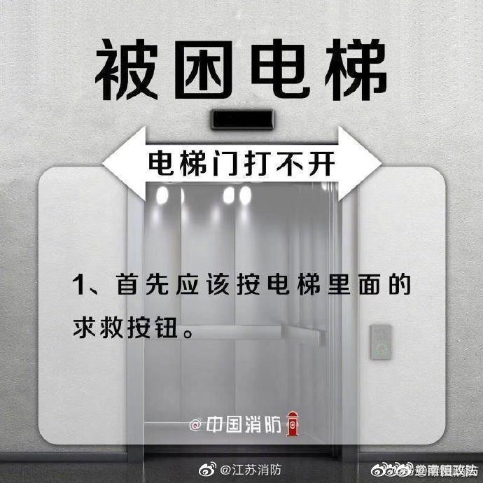 被困電梯這樣自救