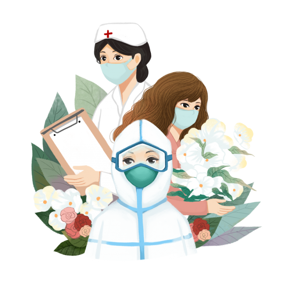 科普半月谈护士节她像一朵盛开的鸢尾花为疫情下的人间带来一缕温情