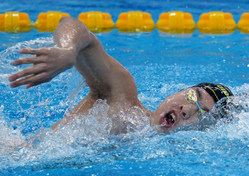 体育游泳全国冠军赛男子1500米自由泳决赛赛况2