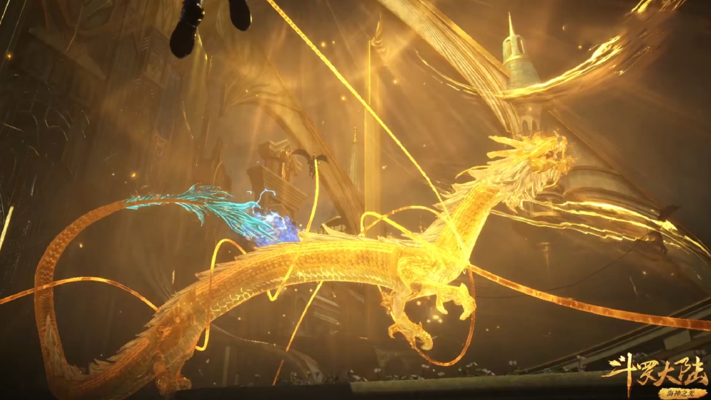 斗罗大陆155集唐三众人突围黄金巨龙被压制是设定还是削弱