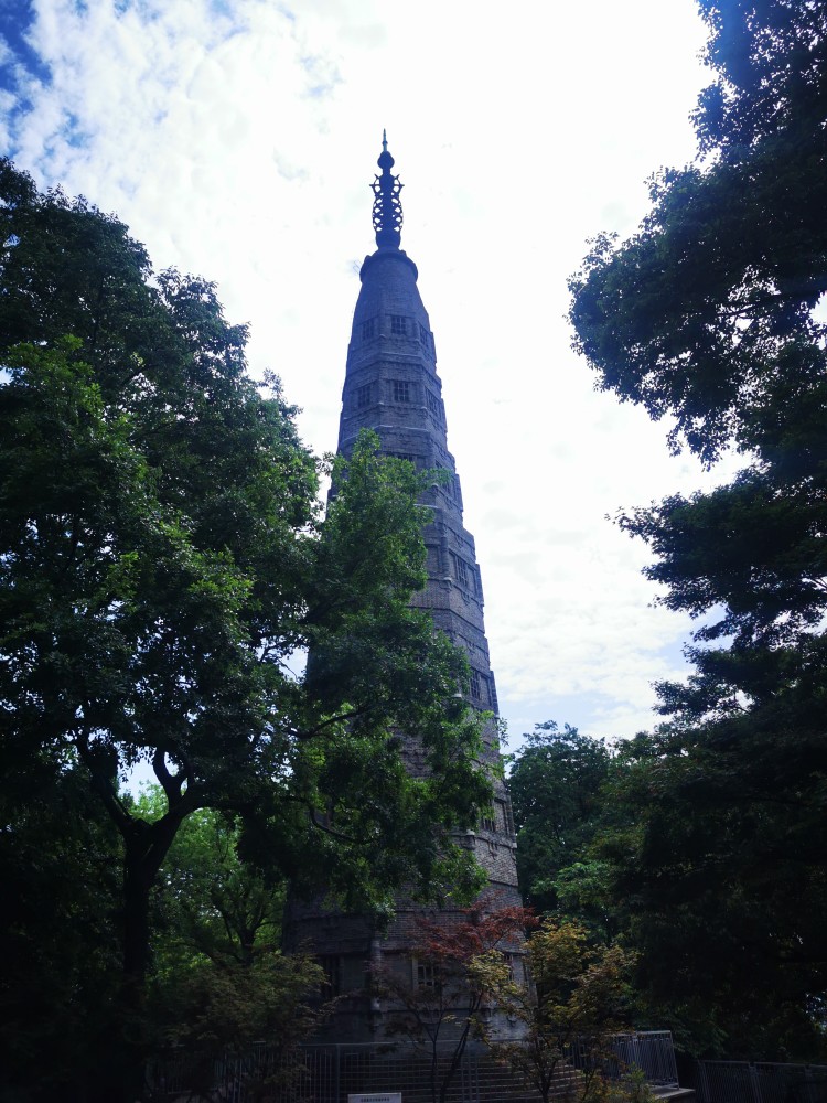 杭州美景宝石山风景可鸟瞰西湖的地方
