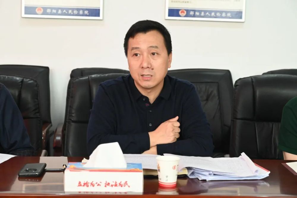 蒋伟督导县检察院教育整顿工作开展情况