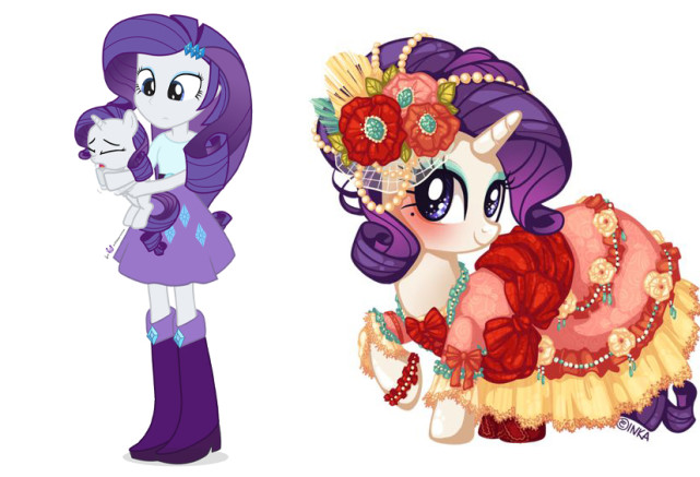 紫悦很梦幻,碧琪颇具古典美|小马宝莉|碧琪|紫悦|华服|服装