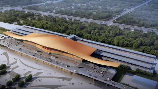 刚刚传来消息郑济高铁濮阳东站封顶郑濮通行时间最快将缩短至1小时内