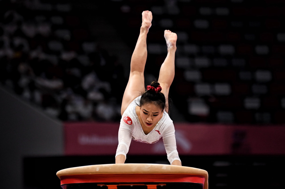 体育1体操全锦赛女子跳马决赛赛况