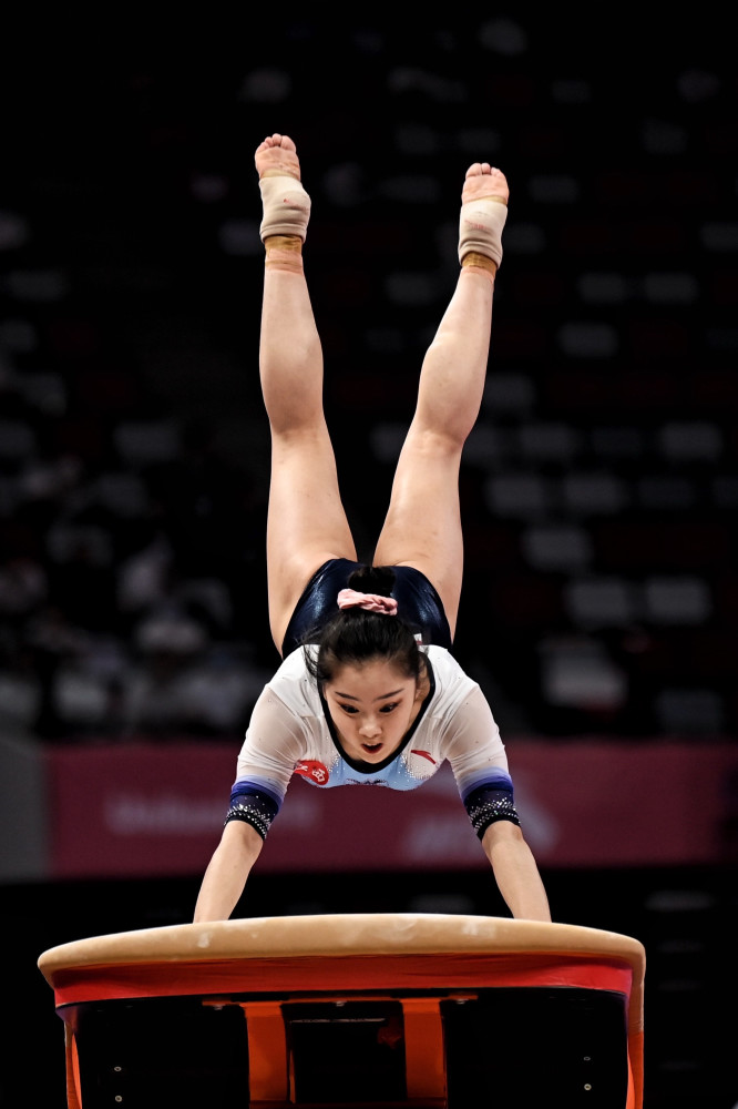 体育体操全锦赛女子跳马决赛赛况