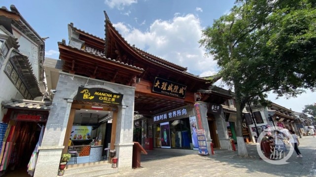 大理古城核心区的大理城隍城.摄影/上游新闻记者 胡磊