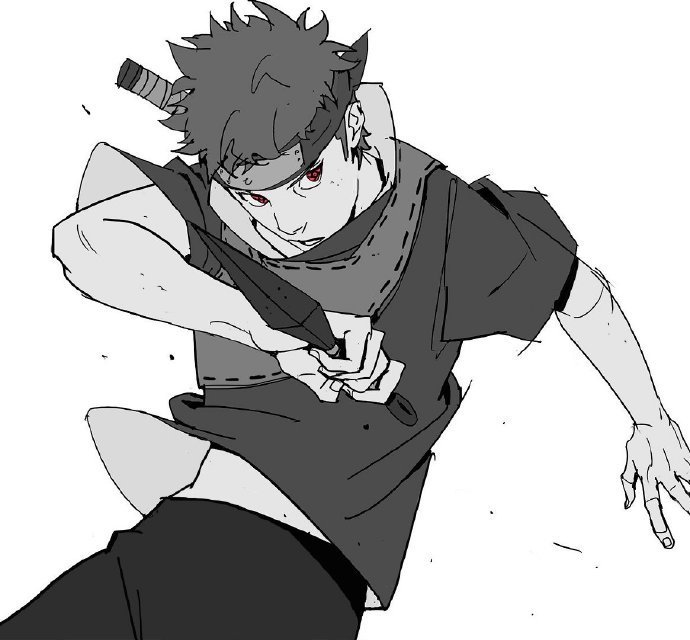 画师笔下的火影忍者帅动作暗部樱超a