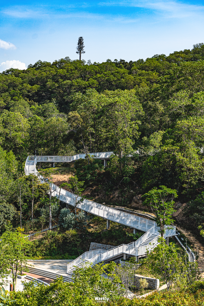 深圳最美日落在这条少有人知的空中栈道上