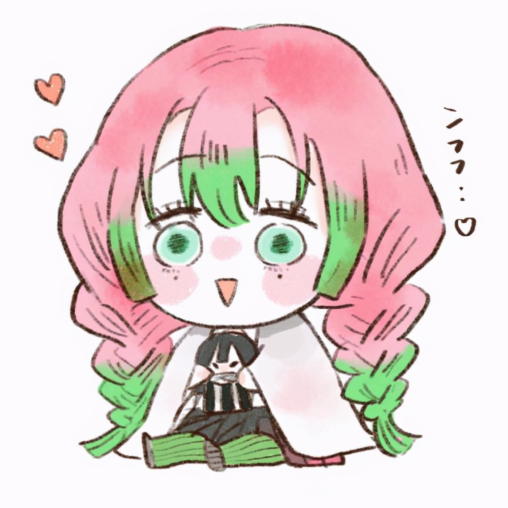 鬼灭之刃 Q版大头九柱 霞柱单恋炭治郎 你猜虫蛀会喜欢谁 腾讯新闻