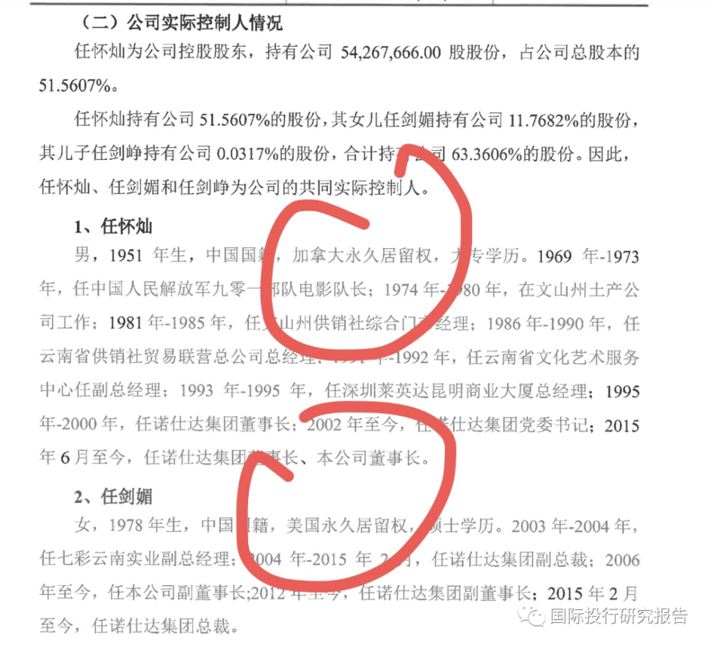 中央监督组点名的昆明诺仕达老板任怀灿一家三口都有海外绿卡旗下公司