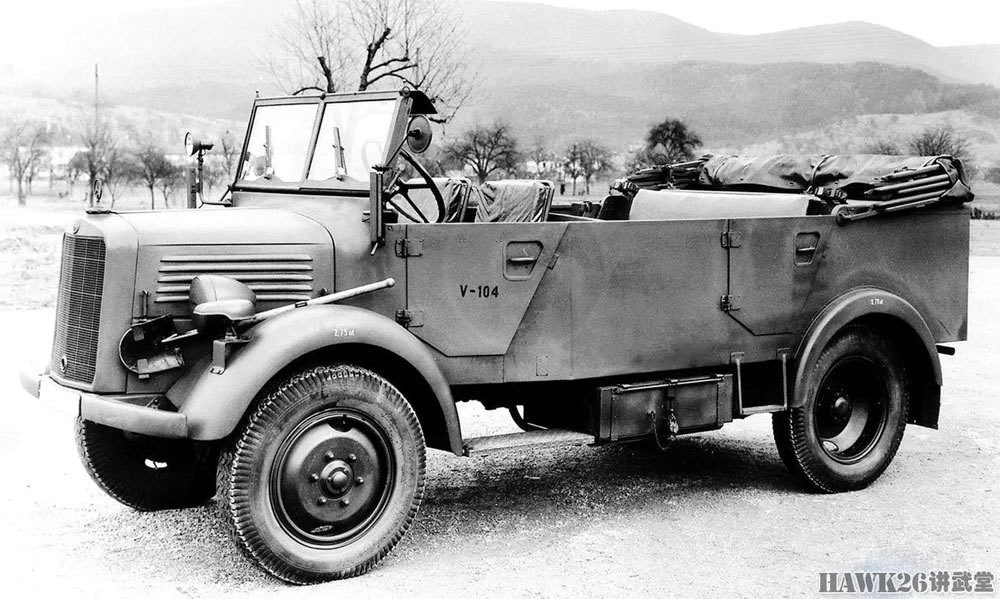 第二次世界大战德国军用卡车知多少欧宝担任主力奔驰等充当辅助