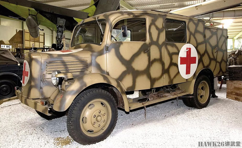 第二次世界大战德国军用卡车知多少欧宝担任主力奔驰等充当辅助