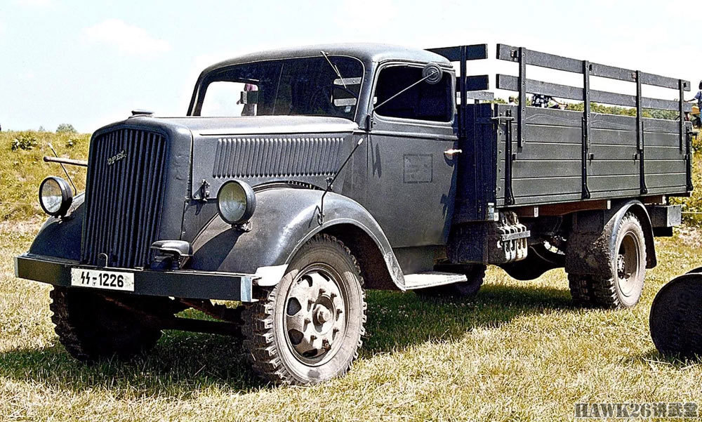 第二次世界大战德国军用卡车知多少欧宝担任主力奔驰等充当辅助