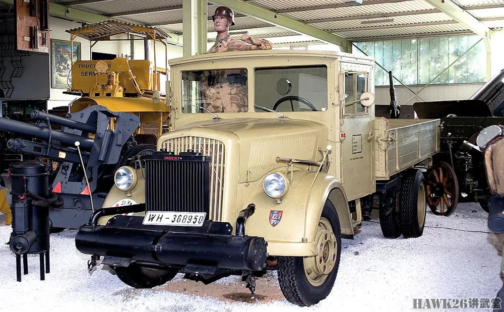 第二次世界大战德国军用卡车知多少欧宝担任主力奔驰等充当辅助
