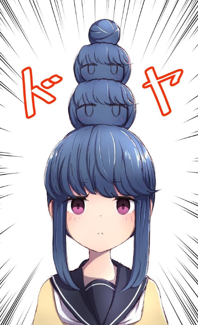 动漫妹子有个丸子头,结果被画师大佬玩坏了,各种p图太秀了_腾讯新闻