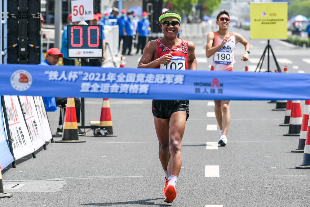 体育田径全国竞走冠军赛男子50公里赛况