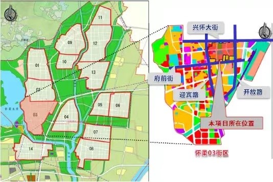 市发改委相关负责人介绍,这两条新建道路位于怀柔新城03街区.