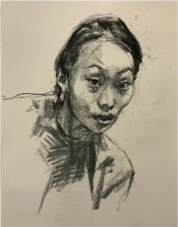 贝勒爷这素描头像的发际线不是一般的高哎哈哈哈