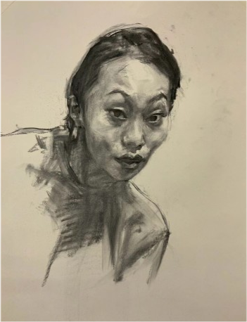 贝勒爷这素描头像的发际线不是一般的高哎哈哈哈