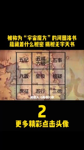 被稱為宇宙魔方的河圖洛書,揭秘無字天書的秘密(二)