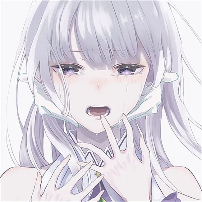 白色天使系列动漫女生头像