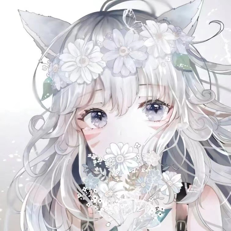 白色天使系列动漫女生头像