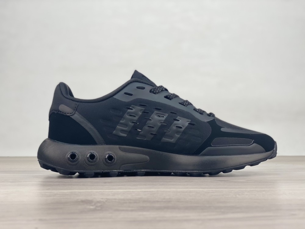 adidas orginals la trainer 黑色复古慢跑鞋_腾讯新闻