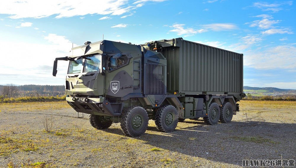 莱茵金属155mm新型卡车炮采用最新hx3军卡底盘炮塔参数保密