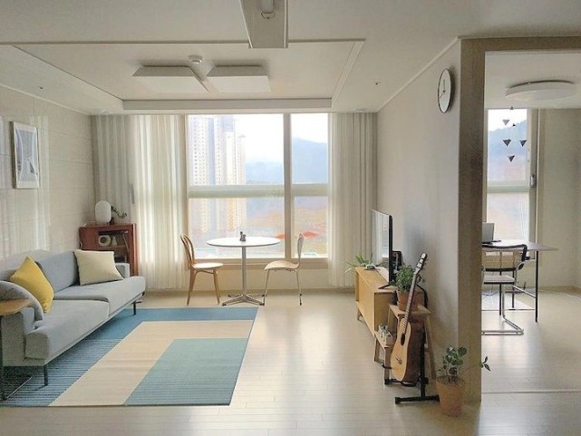 韩国夫妻结婚5年迎来91㎡的二次改造这次全屋挑不出半点毛病