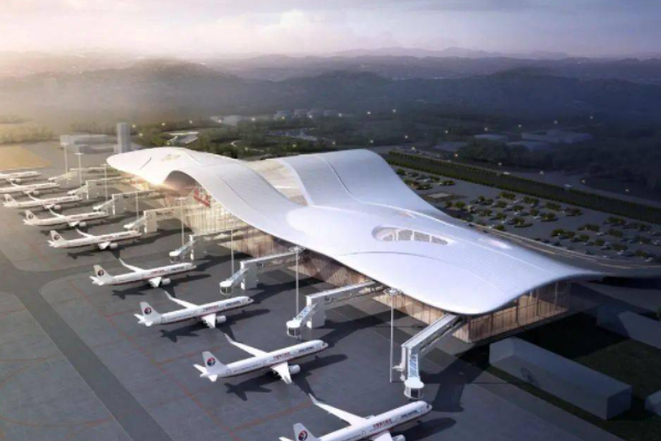 四川阆中一座4c机场在停工20后终于迎来修建预计年底通航