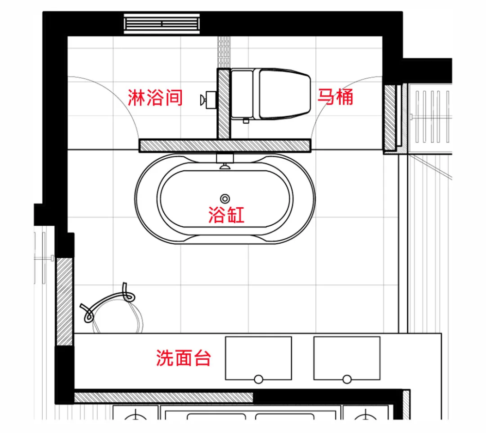 衛生間改二分離,三分離,全家不用搶廁所!佈局曝光讓你抄作業