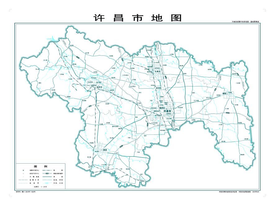 河南省有哪些縣不通鐵路附河南省及各市標準地圖