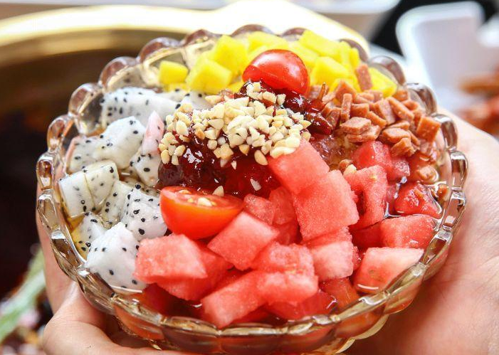 分享一款夏日水果冰粉,爽滑q弹,营养丰富,孩子爱吃的美味辅食