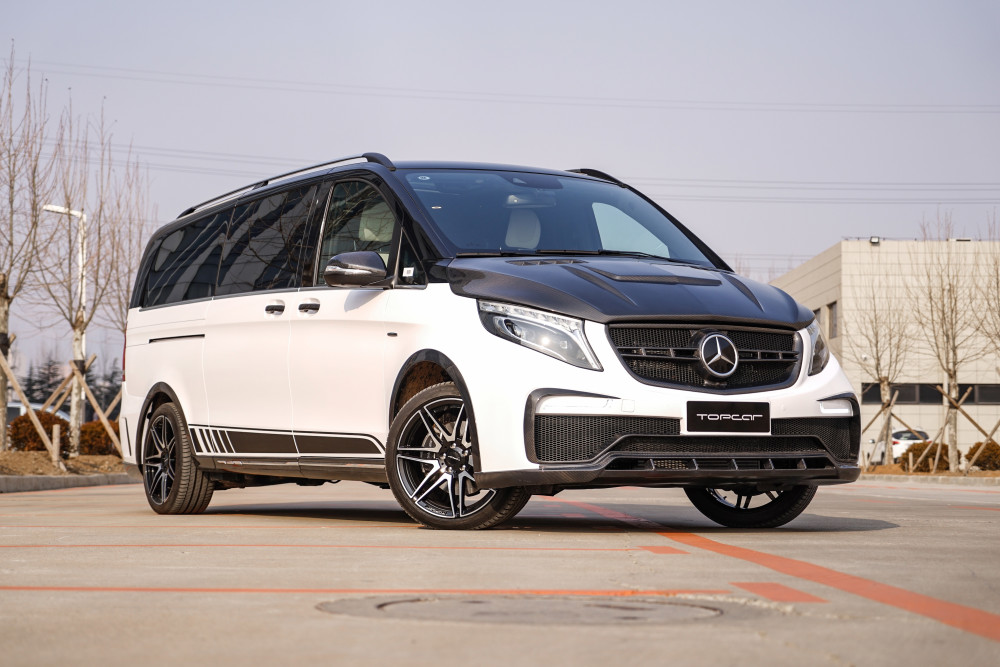 全新国六v级7座奔驰豪华商务车鲨鱼版