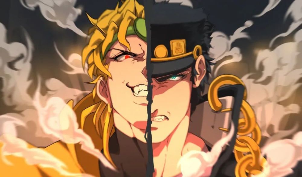 地图上记录jojo与dio决战地点网友当年看到两位猛男飞行