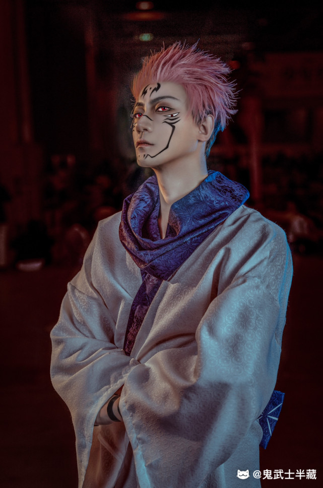 喵特cos两面宿傩咒术回战漫展返图