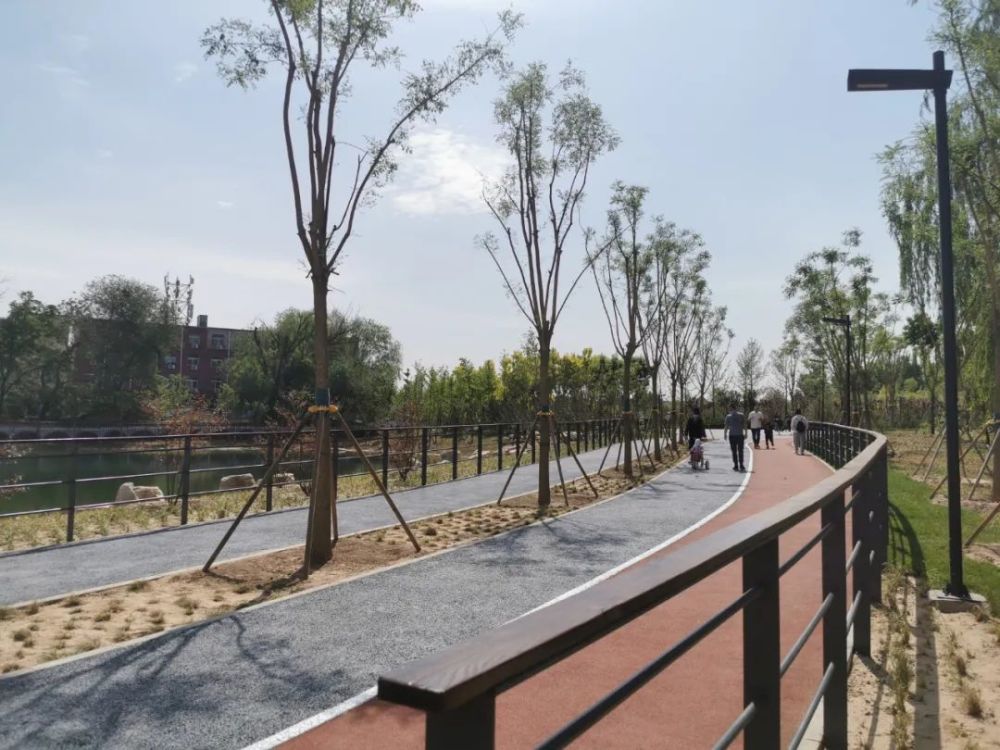 预计今年6月底建成霍营公园南部园区