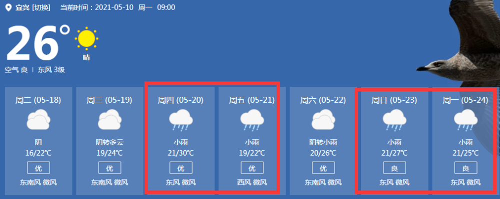 直衝33度暴雨雷雨宜興天氣開啟暴走模式雨雨雨