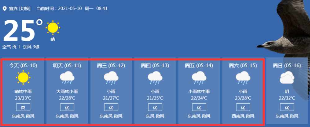 直衝33度暴雨雷雨宜興天氣開啟暴走模式雨雨雨