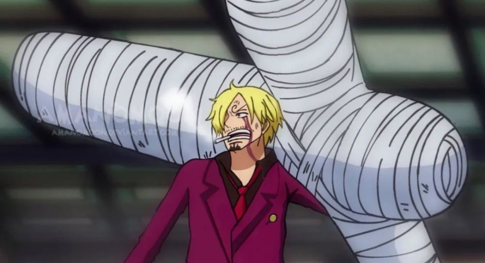 海贼王漫画1012部分上色图分享索隆十字架登场