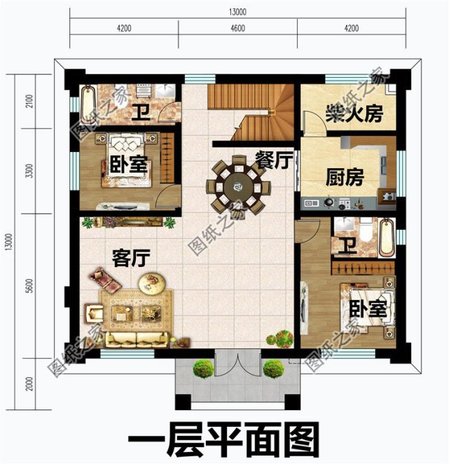 农村自建房室外中式效果,建起来邻居都羡慕